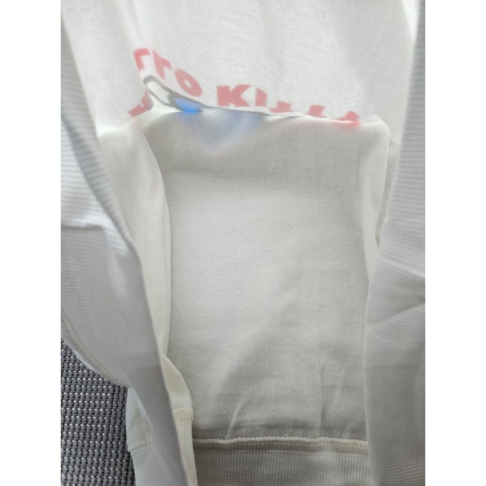 Hello Kitty by Sanrio Women's Cozy Graphic Sweatshirt Plus Size 2X White - Picture 6 of 9